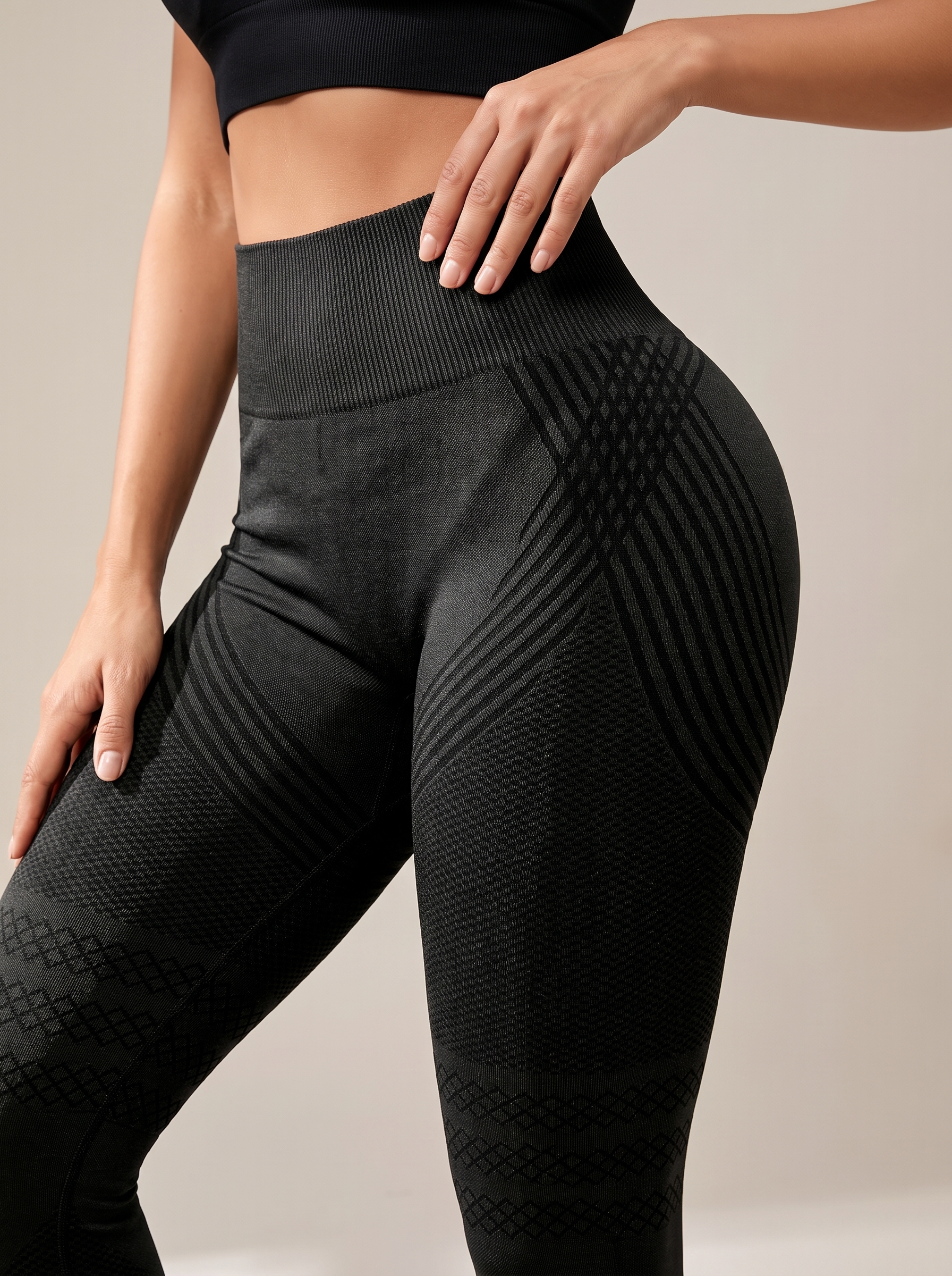 Melloway Shaping Legging - tailleband en 3D-knit detail